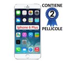 PELLICOLA PROTEGGI DISPLAY per APPLE IPHONE 6 PLUS, IPHONE 6S PLUS 5.5" POLLICI CONFEZIONE 2 PEZZI