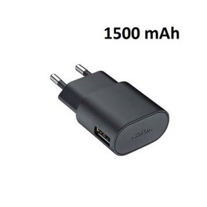 CARICATORE DA RETE 1500mAh ORIGINALE NOKIA CON 1 PORTA USB COLORE NERO AC-60E BULK