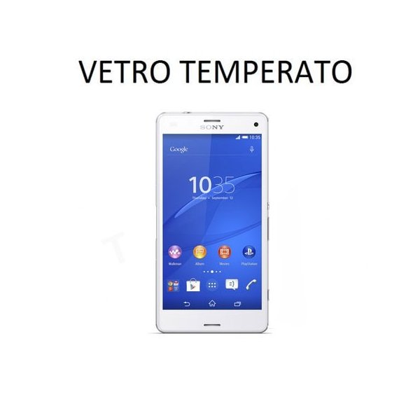 PELLICOLA PROTEGGI DISPLAY VETRO TEMPERATO 0,3mm per SONY XPERIA Z3 COMPACT D5803, D5833