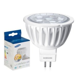 LAMPADINA A LED ORIGINALE SAMSUNG ATTACCO GU5.3 EQUIVALENTE 20W, 2700° K, ANGOLO 40° DURATA 15.000 ORE SI-M8W04SAD0EU BLISTER