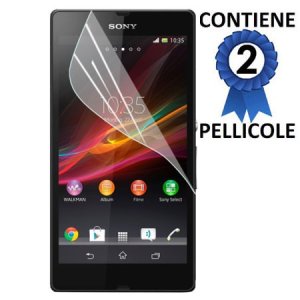 PELLICOLA PROTEGGI DISPLAY per SONY XPERIA Z3 CONFEZIONE 2 PEZZI