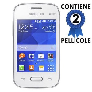 PELLICOLA PROTEGGI DISPLAY per SAMSUNG G110 GALAXY POCKET 2 CONFEZIONE 2 PEZZI