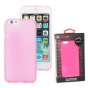 CUSTODIA GEL TPU SILICONE per APPLE IPHONE 6, IPHONE 6S 4.7" POLLICI COLORE ROSA ALTA QUALITA' MOCCA BLISTER