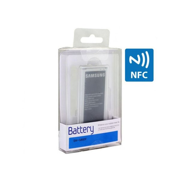 BATTERIA ORIGINALE SAMSUNG EB-BG850BBECWW per G850 GALAXY ALPHA 1860 mAh LI-ION CON TECNOLOGIA NFC BLISTER