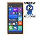 PELLICOLA PROTEGGI DISPLAY per NOKIA LUMIA 730 DUAL SIM, LUMIA 735 CONFEZIONE 2 PEZZI