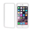 CUSTODIA GEL TPU SILICONE BUMPER per APPLE IPHONE 6, IPHONE 6S 4.7" POLLICI COLORE BIANCO