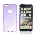 CUSTODIA GEL TPU SILICONE DOUBLE per APPLE IPHONE 6 PLUS, IPHONE 6S PLUS 5.5" POLLICI COLORE VIOLA