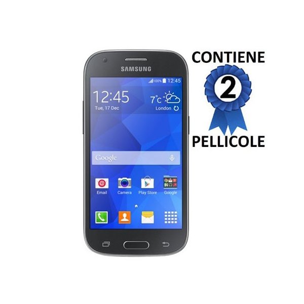 PELLICOLA PROTEGGI DISPLAY per SAMSUNG G357 GALAXY ACE 4 CONFEZIONE 2 PEZZI