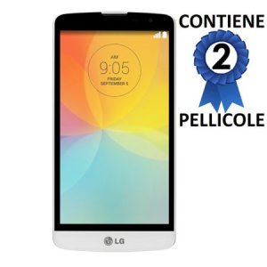 PELLICOLA PROTEGGI DISPLAY per LG L BELLO, D331, L PRIME, D337 CONFEZIONE 2 PEZZI