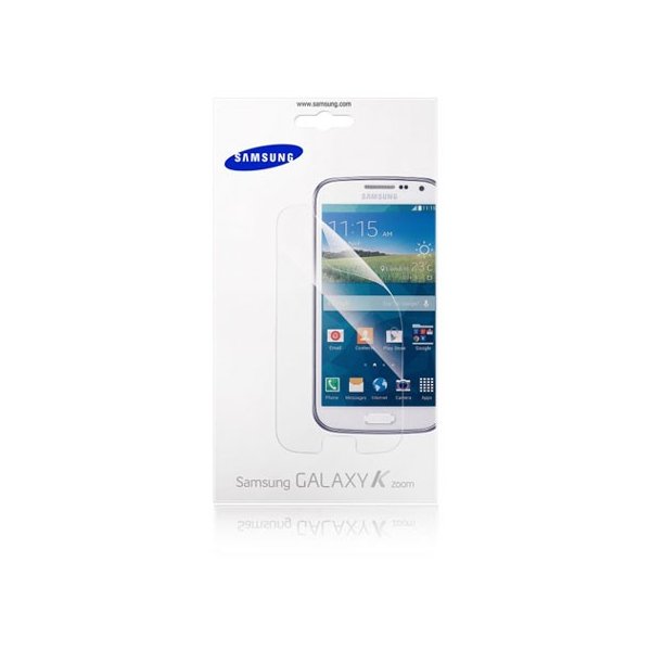 PELLICOLA PROTEGGI DISPLAY ORIGINALE SAMSUNG per C115 GALAXY S5 ZOOM, GALAXY K CONFEZIONE 2 PEZZI ET-FC115CBEGWW BLISTER