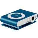 MINI LETTORE MP3 CON CLIP, SLOT MICRO SD E USCITA MICRO USB COLORE BLU