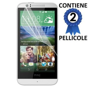 PELLICOLA PROTEGGI DISPLAY per HTC DESIRE 510 CONFEZIONE 2 PEZZI