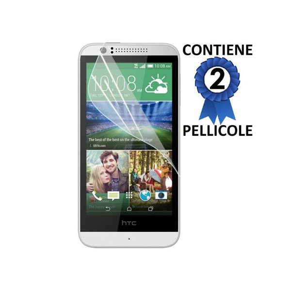 PELLICOLA PROTEGGI DISPLAY per HTC DESIRE 510 CONFEZIONE 2 PEZZI