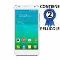 PELLICOLA PROTEGGI DISPLAY per ALCATEL ONE TOUCH 6036 IDOL 2 MINI S CONFEZIONE 2 PEZZI