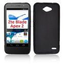 CUSTODIA GEL TPU SILICONE per ZTE BLADE APEX 2 COLORE NERO