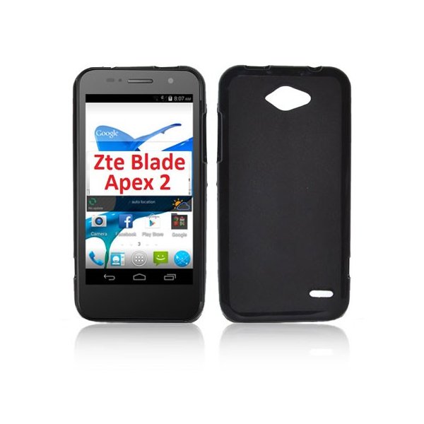 CUSTODIA GEL TPU SILICONE per ZTE BLADE APEX 2 COLORE NERO