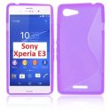 CUSTODIA GEL TPU SILICONE DOUBLE per SONY XPERIA E3 COLORE VIOLA