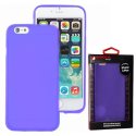 CUSTODIA GEL TPU SILICONE per APPLE IPHONE 6, IPHONE 6S 4.7" POLLICI COLORE VIOLA ALTA QUALITA' MOCCA BLISTER