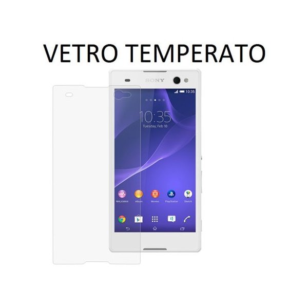 PELLICOLA PROTEGGI DISPLAY VETRO TEMPERATO 0,33mm per SONY XPERIA C3 D2533