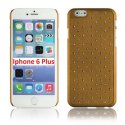 CUSTODIA RIGIDA CON BRILLANTINI per APPLE IPHONE 6 PLUS, IPHONE 6S PLUS 5.5" POLLICI  COLORE ORO