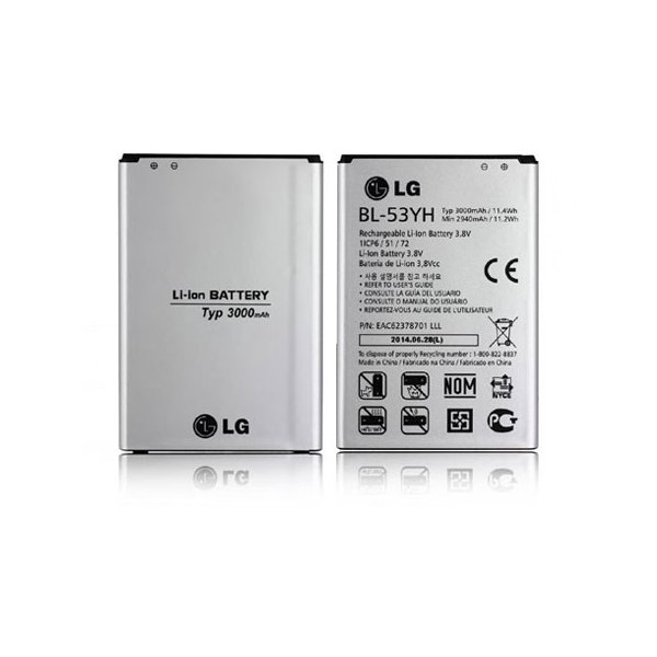 BATTERIA ORIGINALE LG BL-53YH per LG G3 D855 3000 mAh LI-ION BULK