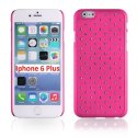 CUSTODIA RIGIDA CON BRILLANTINI per APPLE IPHONE 6 PLUS, IPHONE 6S PLUS 5.5" POLLICI  COLORE ROSA