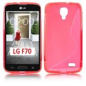 CUSTODIA GEL TPU SILICONE DOUBLE per LG F70 D315 COLORE ROSSO