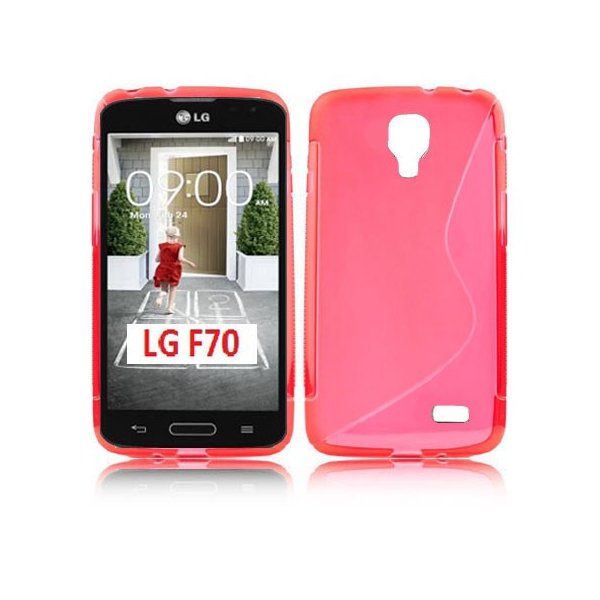 CUSTODIA GEL TPU SILICONE DOUBLE per LG F70 D315 COLORE ROSSO