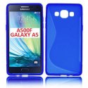 CUSTODIA GEL TPU SILICONE DOUBLE per SAMSUNG SM-A500 GALAXY A5 (NO VERSIONE 2016) COLORE BLU