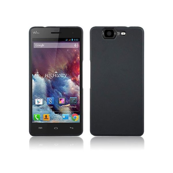 CUSTODIA BACK RIGIDA per WIKO HIGHWAY COLORE NERO