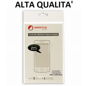 PELLICOLA PROTEGGI DISPLAY per WIKO DARKSIDE ALTA QUALITA' MOCCA BLISTER