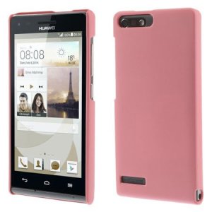 CUSTODIA BACK RIGIDA per HUAWEI ASCEND G6 LTE 4G, ASCEND P7 MINI COLORE ROSA