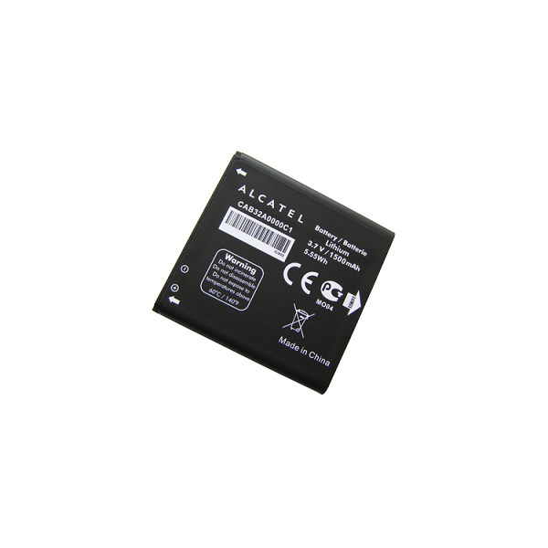 BATTERIA ORIGINALE ALCATEL OT-BY78 per ONE TOUCH SMART 991D, ONE TOUCH STAR 6010 1500 mAh LI-ION BULK SEGUE COMPATIBILITA'..