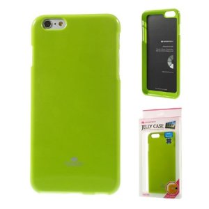 CUSTODIA GEL TPU SILICONE per APPLE IPHONE 6 PLUS, IPHONE 6S PLUS 5.5" POLLICI COLORE VERDE LUCIDO ALTA QUALITA' MERCURY BLISTER