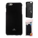 CUSTODIA GEL TPU SILICONE per APPLE IPHONE 6 PLUS, IPHONE 6S PLUS 5.5" POLLICI COLORE NERO LUCIDO ALTA QUALITA' MERCURY BLISTER