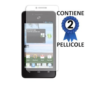 PELLICOLA PROTEGGI DISPLAY per HUAWEI ASCEND PLUS, H881C CONFEZIONE 2 PEZZI