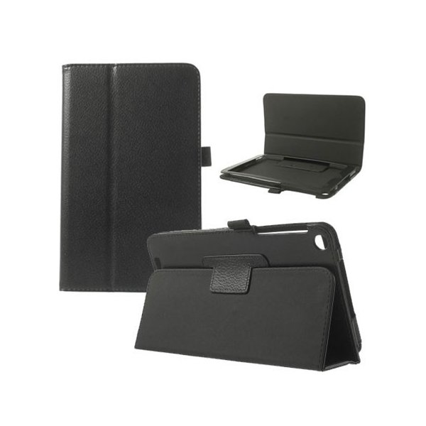 CUSTODIA BOOK ORIZZONTALE PELLE per ASUS MEMO PAD 8 ME181C, 8" POLLICI CON STAND E PORTA PENNA COLORE NERO