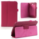 CUSTODIA BOOK ORIZZONTALE PELLE per ASUS MeMO PAD HD 7, ME173, ME173X 7" POLLICI CON STAND E PORTA PENNA COLORE ROSA