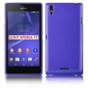 CUSTODIA GEL TPU SILICONE LUCIDA per SONY XPERIA T3 D5102, D5103, D5106 COLORE VIOLA