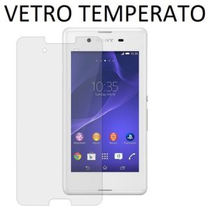 PELLICOLA PROTEGGI DISPLAY VETRO TEMPERATO 0,33mm per SONY XPERIA E3