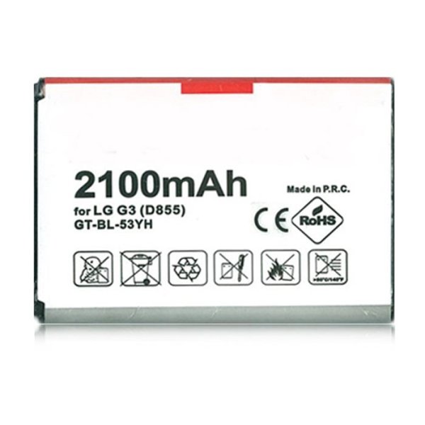 BATTERIA per LG G3 D855, F400 - 2100 mAh LI-ION