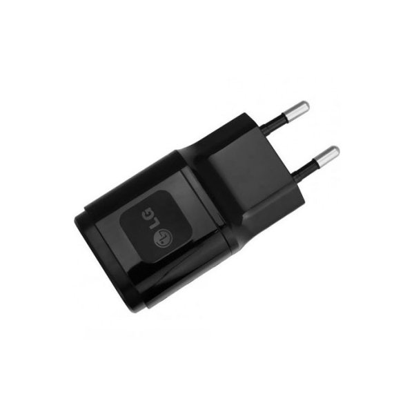 CARICATORE DA RETE 1800mAh ORIGINALE LG CON 1 PORTA USB COLORE NERO MCS-04ED BULK