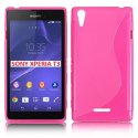 CUSTODIA GEL TPU SILICONE DOUBLE per SONY XPERIA T3 D5102, D5103, D5106 COLORE ROSA