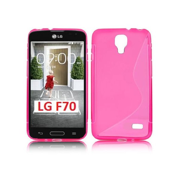 CUSTODIA GEL TPU SILICONE DOUBLE per LG F70 D315 COLORE ROSA