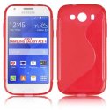 CUSTODIA GEL TPU SILICONE DOUBLE per SAMSUNG G357 GALAXY ACE 4  COLORE ROSSO