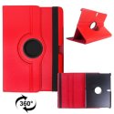 CUSTODIA BOOK PELLE GIREVOLE per SAMSUNG GALAXY SM-T805 TAB S 10.5, SM-T800, SM-T801 10.5" POLLICI CON STAND COLORE ROSSO