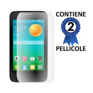 PELLICOLA PROTEGGI DISPLAY per ALCATEL 4035D POP D3 CONFEZIONE 2 PEZZI