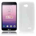 CUSTODIA GEL TPU SILICONE DOUBLE per LG F60 D390N, F60 D392 DUAL SIM COLORE BIANCO