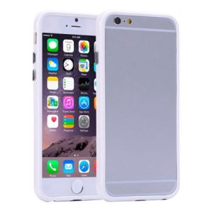 CUSTODIA GEL TPU SILICONE BUMPER per APPLE IPHONE 6 PLUS, IPHONE 6S PLUS 5.5" POLLICI COLORE BIANCO