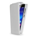 CUSTODIA FLIP VERTICALE PELLE per HUAWEI HONOR 6 COLORE BIANCO